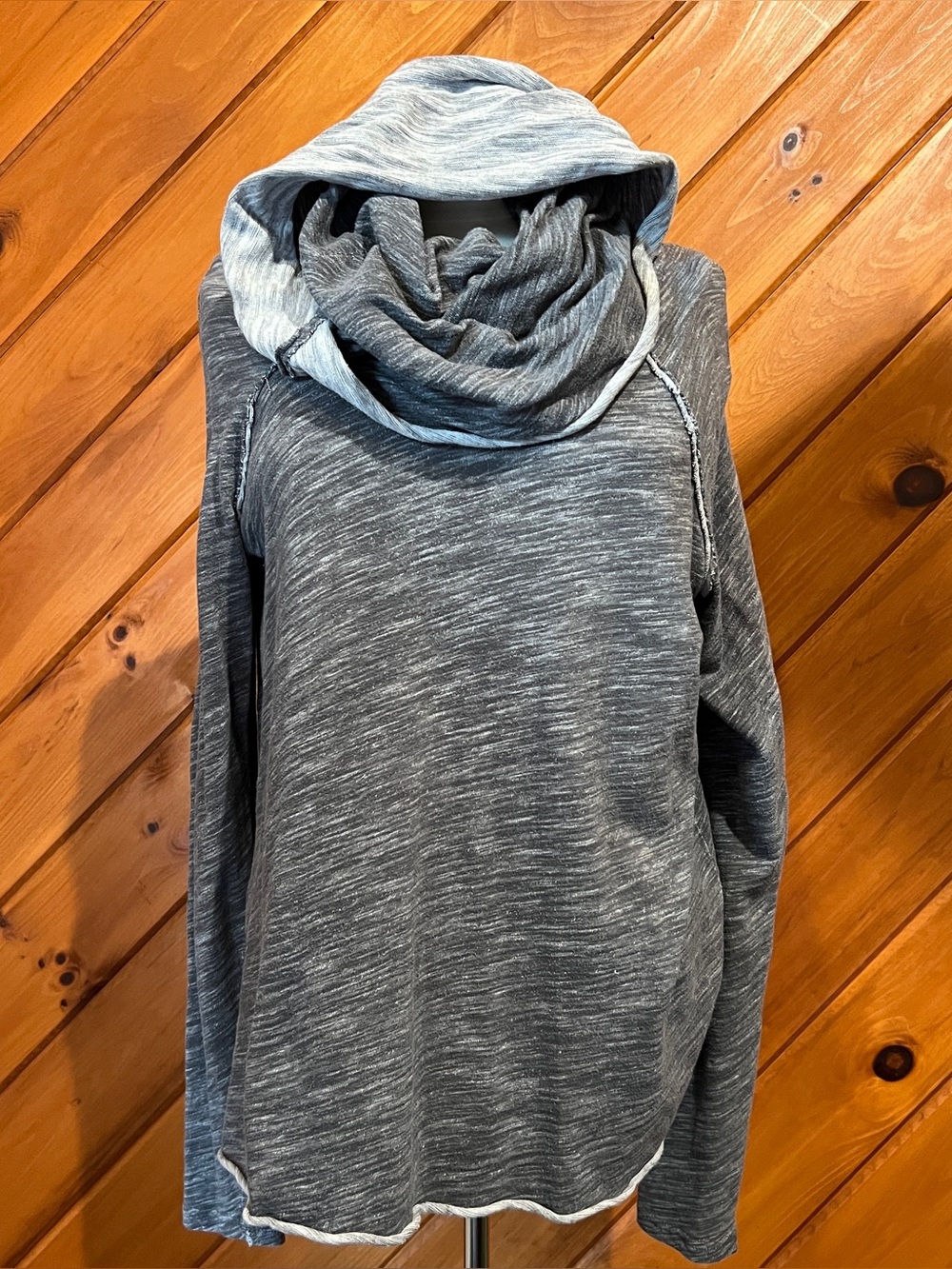 Free People Oversized Cowl Neck Beachy Gauzy vibes 100% cotton